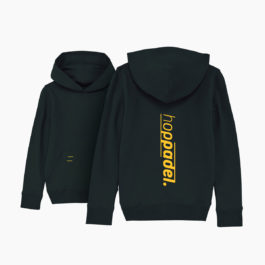 Hoppadel Hoodie – Kids – Black & Yellow