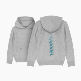 Hoppadel Hoodie – Kids – Grey & Petrol