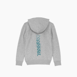 Hoppadel Hoodie – Kids – Grey & Petrol