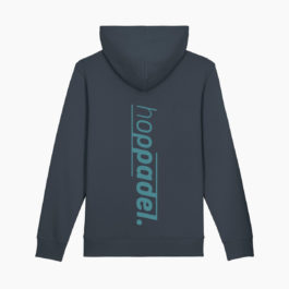 Hoppadel Hoodie – Unisex – Grey & Petrol