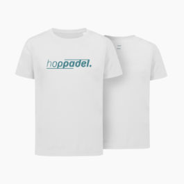 Hoppadel Sport Shirt – Kids – White & Petrol