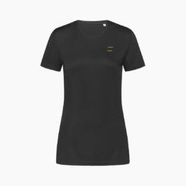 Hoppadel Sport Shirt – Dames – Black & Yellow