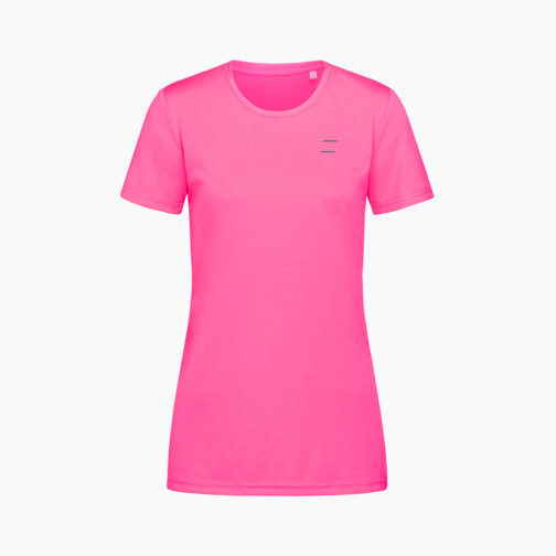 Hoppadel Sport Shirt - Dames - Pink & Anthracite - Image 3