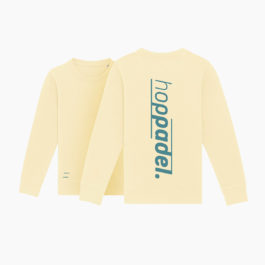 Hoppadel Sweater – Kids – Yellow & Petrol