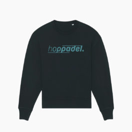 Hoppadel Sweater – Unisex – Black & Petrol