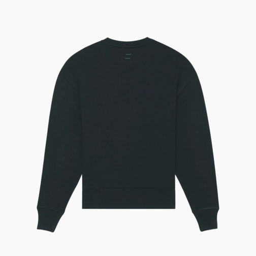 Hoppadel Sweater - Unisex - Black & Petrol - Image 2