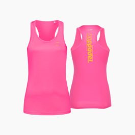 Hoppadel Sport Tanktop – Dames – Pink & Yellow