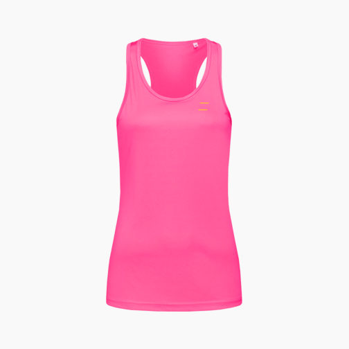 Hoppadel Sport Tanktop - Dames - Pink & Yellow - Image 3