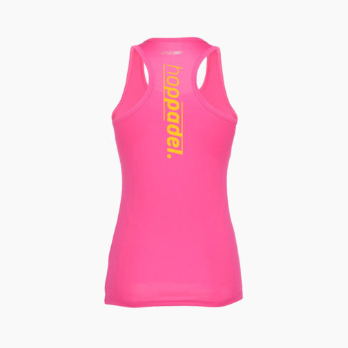 Hoppadel Sport Tanktop - Dames - Pink & Yellow - Image 2