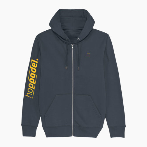 Hoppadel Zipper - Unisex - Grey & Yellow