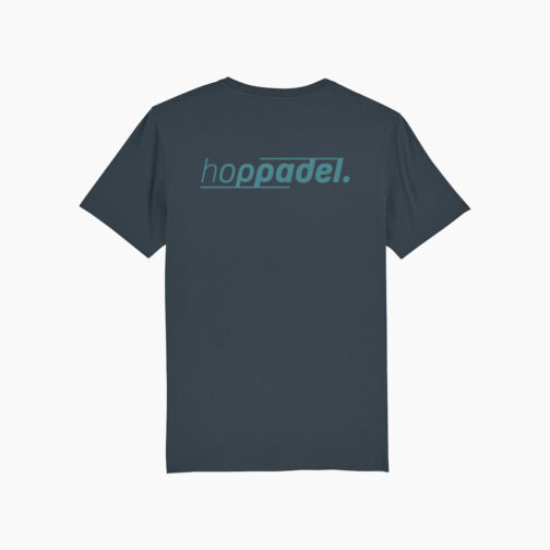 Hoppadel T-Shirt - Unisex - Grey & Petrol - Image 3